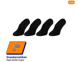 Action Sneakersokken aanbieding