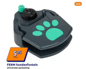 Action Ferm hondenfontein aanbieding