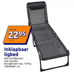 Action Inklapbaar ligbed aanbieding