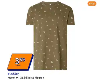 Action T shirt aanbieding