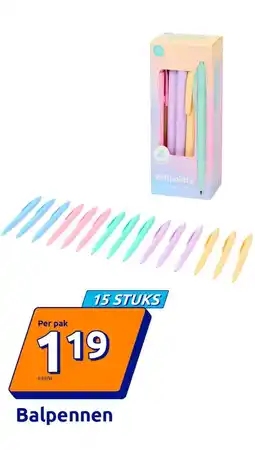 Action Balpennen aanbieding