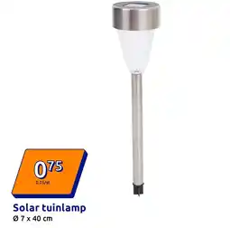 Action Solar tuinlamp aanbieding