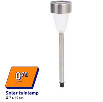Action Solar tuinlamp aanbieding