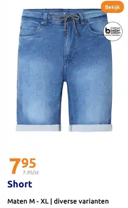 Action Short aanbieding