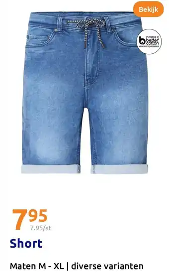 Action Short aanbieding
