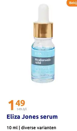 Action Eliza Jones serum aanbieding