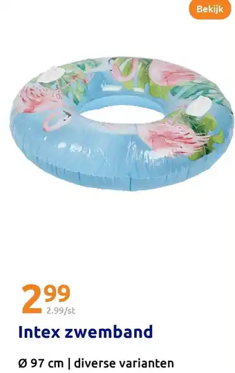 Action Intex zwemband aanbieding