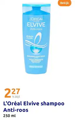 Action L'Oréal Elvive shampoo Anti roos aanbieding