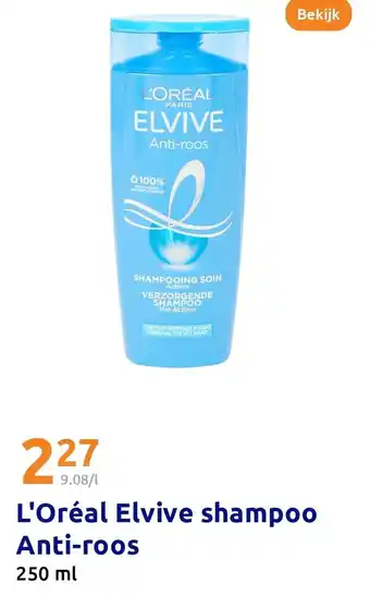 Action L'Oréal Elvive shampoo Anti roos aanbieding