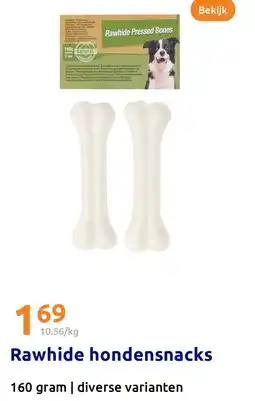 Action Rawhide hondensnacks aanbieding