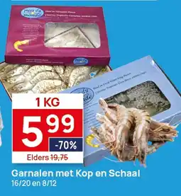 Butlon Garnalen met Kop en Schaal aanbieding