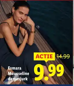 Lidl Esmara Mousseline damesjurk aanbieding