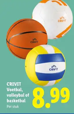 Lidl CRIVIT Voetbal, volleybal of basketbal aanbieding