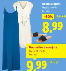 Lidl Damesslippers aanbieding
