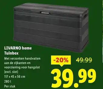 Lidl LIVARNO home Tuinbox aanbieding