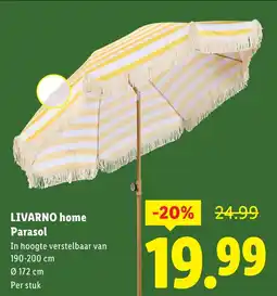 Lidl LIVARNO home Parasol aanbieding
