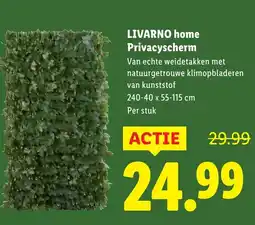 Lidl LIVARNO home Privacyscherm aanbieding