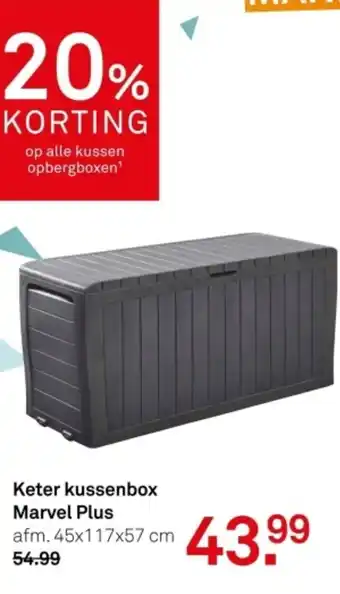 Karwei Keter kussenbox Marvel Plus aanbieding