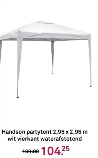 Karwei Handson partytent wit vierkant waterafstotend aanbieding