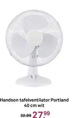 Karwei Handson tafelventilator Portland wit aanbieding