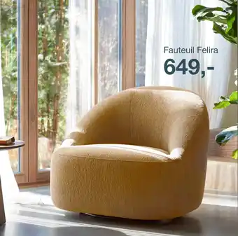 IN.HOUSE Fauteuil Felira aanbieding