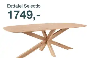 IN.HOUSE Eettafel Selectio aanbieding