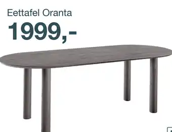 IN.HOUSE Eettafel Oranta aanbieding