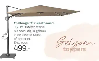 Coppelmans Challenger T² zweefparasol aanbieding