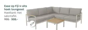 Coppelmans Ease Up Fiji 4-zits hoek loungset aanbieding