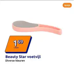 Action Beauty Star voetvijl aanbieding