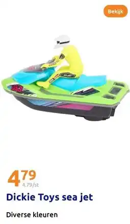 Action Dickie Toys sea jet aanbieding
