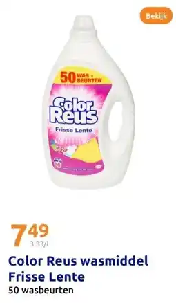 Action Color Reus wasmiddel Frisse Lente aanbieding