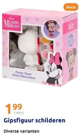 Action Gipsfiguur schilderen aanbieding