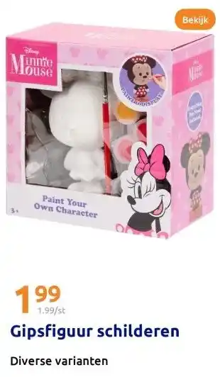 Action Gipsfiguur schilderen aanbieding