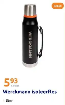 Action Werckmann isoleerfles aanbieding