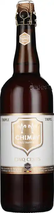 Drankdozijn Chimay Cinq Cents 75CL aanbieding