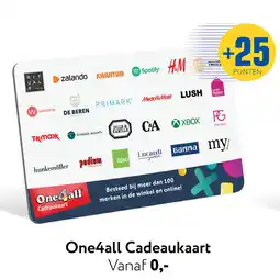 Primera One4all Cadeaukaart aanbieding