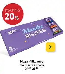 Primera Mega Milka reep met naam en foto aanbieding