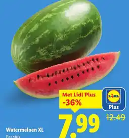 Lidl Watermeloen XL aanbieding