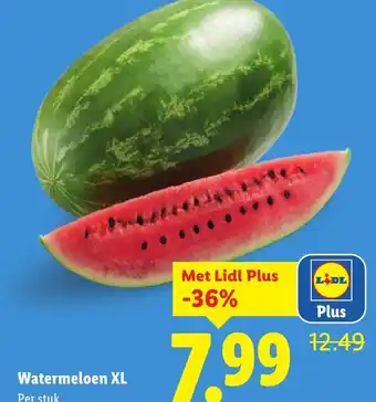 Lidl Watermeloen XL aanbieding