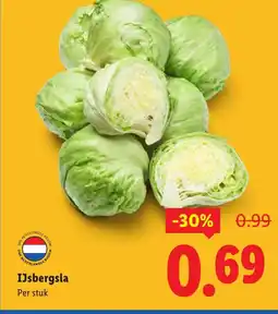 Lidl IJsbergsla aanbieding