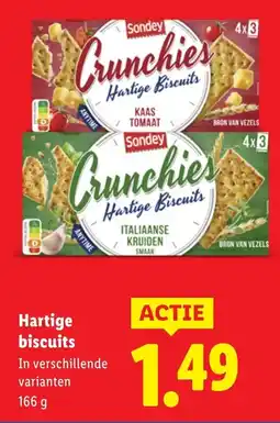 Lidl Hartige biscuits aanbieding