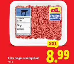 Lidl Extra mager rundergehakt aanbieding