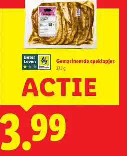 Lidl Gemarineerde speklapjes aanbieding