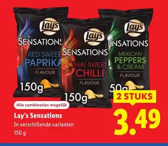 Lidl Lay's Sensations aanbieding