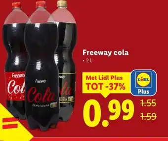 Lidl Freeway cola aanbieding