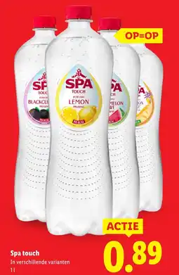 Lidl Spa touch aanbieding