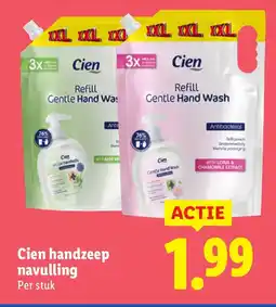 Lidl Cien handzeep navulling aanbieding