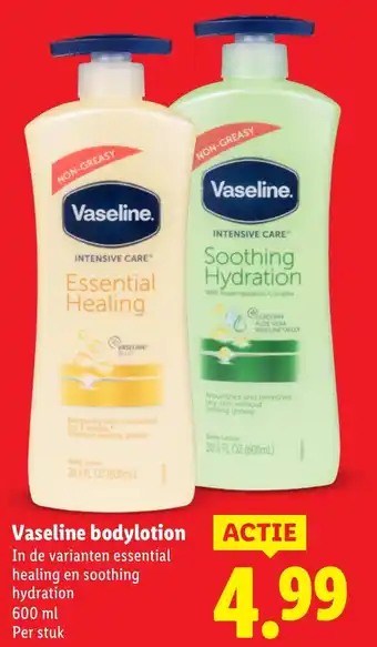 Lidl Vaseline bodylotion aanbieding