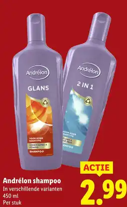 Lidl Andrélon shampoo aanbieding